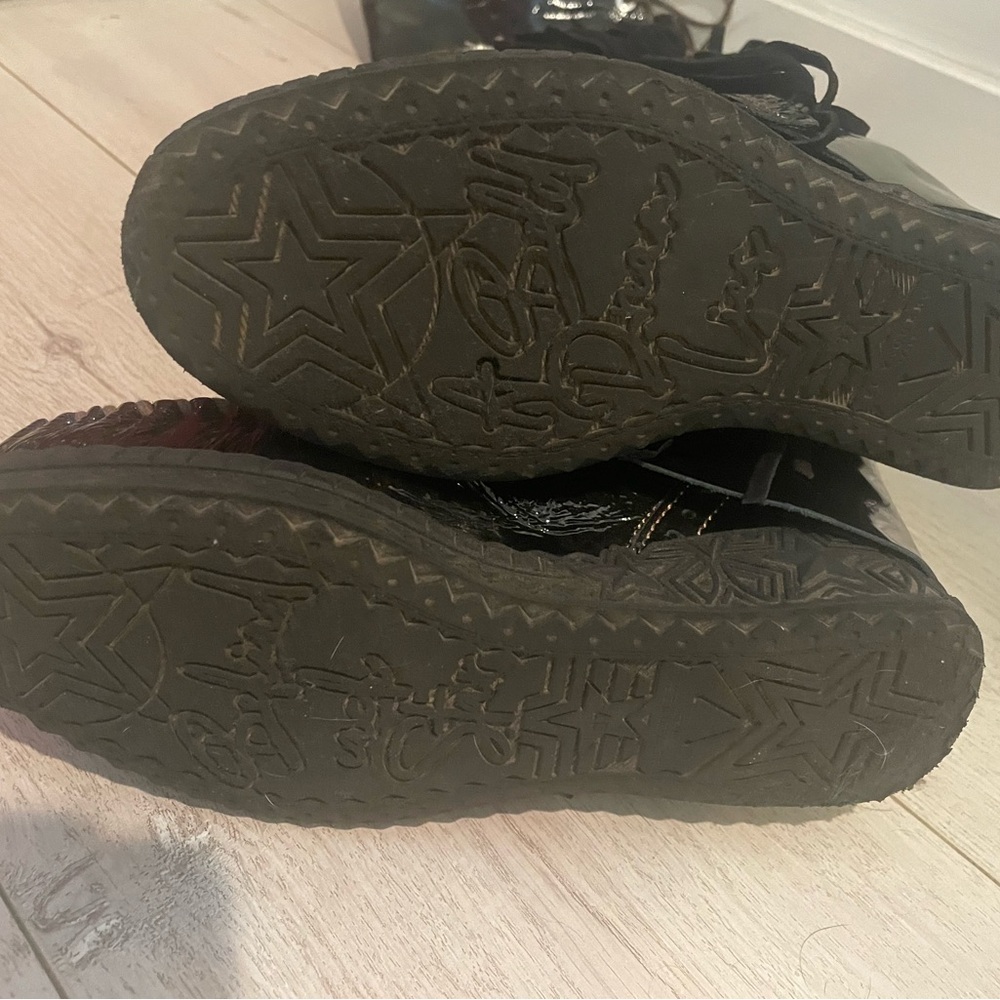 El Vaquero Patent Over the Knee Moccasin Boots - Picture 5 of 6